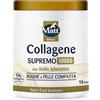 Matt, Collagene Supremo 10000, Integratore Alimentare con Peptidi di Collagene, Acido Ialuronico, Magnesio e Vitamina C, Aiuta a Contrastare le Rughe, Rende la Pelle più Compatta, 15 Dosi