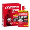 Enervit, Liquid Gel Agrumi con Caffeina, Gel Energetico, 25mg di Caffeina, Per Sport ad Alta Intensità, 30g di Carboidrati, Tappo Richiudibile, Gusto Agrumi, VeganOK, Senza Glutine, 4 Pack da 60ml