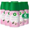 Airwick Freshmatic Ricariche Pure Magnolia e Orchidea, Profumatore per Ambiente, 250 ml, Confezione da 6