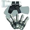 Mares Soft Goodman Handle. Impugnatura Per Torce EOS - Taglia Unica, Nero
