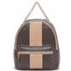 Liu Jo Zaino Donna Ematite M AA6111 E1118, Testa di Moro, Similpelle, 24x31x15 cm, con Tasca Esterna e Interna, Spallacci Regolabili