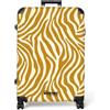 NoBoringSuitcases.com NoBoringSuitcases© Valigia Grande Rigida Trolley Da Stiva Viaggio Aereo | 77x51.5x28 cm - Ruote Valigie Leggere Valigetta XL Trolly Luggage Zebra - Classico - Ocra - Giallo
