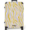 NoBoringSuitcases.com NoBoringSuitcases© Valigia Grande Rigida Trolley Da Stiva Viaggio Aereo | 77x51.5x28 cm - Ruote Valigie Leggere Valigetta XL Trolly Luggage Zebra - Moderno - Multicolore