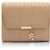 REETEE Portafoglio Donna Piccolo in Pelle PU Corto Portafogli Donna con Portamonete di Cerniera, Small Portamonete Donna con 6 Slot Schede Mini Portafoglio Donna