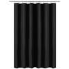 Barossa Design Tenda da doccia nera con 6 magneti, impermeabile e resistente, in PEVA, dimensioni standard, 182,9 x 182,9 cm, senza PVC, occhielli in metallo, colore nero, 182,9 x 182,9 cm