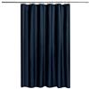 N&Y HOME Tenda da doccia in tessuto con magneti ponderati - Tenda da doccia blu navy per bagno con qualità alberghiera, lavabile in lavatrice, idrorepellente, blu navy, 72 x 72 cm