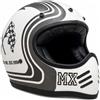 Premier Casco Moto Integrale in Fibra Stile Anni 70 Premier MX BTR 8