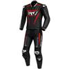 Berik Tuta Moto Divisibile Berik 2.0 X-Race 2PCS Nero Rosso Fluo