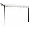 Gazebo Pergola 3x2,5 m in Acciaio Antracite