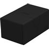 Ultimate Guard Twin Flip`n`Tray 160+ XenoSkin Monocolor Nero Scatola per carte,