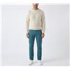Massimo Dutti Pantaloni Chino Slim Fit Uomo US 30 EU 38 Zip Blu