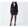 Cop-Copine Cop Copine Flow Tuta Donna (EU) 38 Nera Doppiopetto Con Rever