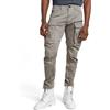 G-STAR Rovic Zip 3D Regular Tapered Pants, Pantaloni, Uomo, Beige (Elephant Skin D02190-5126-G106), 33W / 32L