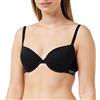 Emporio Armani Underwear Push Up Bra Iconic Cotton, Reggiseno Push-Up, Donna, Nero, 36D