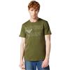 EMPORIO ARMANI T-Shirt Girocollo da Uomo con Logo audace, Verde, S