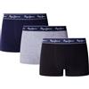 Pepe Jeans Pepe Solid TK 3P Boxer da Uomo, Nero (Nero), S