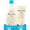 Aveeno Baby Daily Care Set Neonato con Pasta Cambio Pannolino 100 ml con Ossido di Zinco ed estratto di Avena e Bagnoschiuma neonato 400 ml per la detersione della pelle sensibile - Esclusiva Amazon