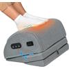 COMFIER Poggiapiedi da Scrivania con Riscaldamento e Vibrazione, Massaggiatore Piedi Regolabile in 3 Altezze, Funzione Ergonomica e Massaggio per Ufficio, Sedia da Gioco e Ufficio Domestico