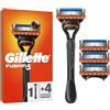 Gillette Fusion 5 Rasoio Barba Uomo, 4 Lamette di Ricambio, Multicolore