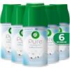 Airwick Freshmatic Ricariche Pure Soffice Cotone, Profumatore per Ambiente, 250 ml, Confezione da 6