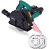 VONROC Scanalatore per tracce muro 1700W, 150mm. Include 2 dischi diamantati e sacca portautensili. Larghezza di taglio regolabile 14/19/29 mm. Con connettore aspirapolvere