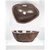 Wohnfreuden Findling - Lavabo da appoggio in pietra naturale, 40 cm, colore: grigio