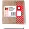 TOX Chiodi a filo 2,0x40 mm con testa svasata per giunzioni semplici in legno e superfici piane, acciaio nudo, 40 pezzi in confezione di carta richiudibile ed ecologica, 063600154