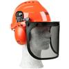 Oregon Protect chainsaw Safety Helmet with Protective Ear Muff and Mesh Visor