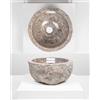 wohnfreuden Lavabo in marmo, rotondo, 30 cm, grigio, con selezione unica