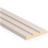 Haak Modanatura di finitura Desiwa in rovere bianco, 10,7 x 125 cm, effetto legno MDF