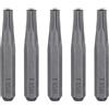 QUARKZMAN 5pz Punte Cacciavite Torx T15H 5/32 Esagonale 28mm Lunghezza | Testa Magnetica a 6 Punti, Acciaio S2, per Cacciaviti Elettrici Manuali Riparazione di Precisione