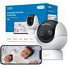 Tapo C840 4MP 2MP Telecamera WiFi Interno a Doppia Lente Baby Monitor con