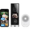 EZVIZ Video Campanello Wi Fi Senza Fili con Doppia Lente 6MP 2MP Schermo AI