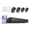 Reolink 5MP PoE Kit Videosorveglianza Esterno 4K NVR 8CH 2TB 4x 5MP Telecamera
