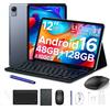 Easerush P12 Tablet 12 Pollici 2.4K Tablet Android 16,120Hz 48GB 128GB/2TB TF Grigio
