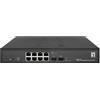 ‎LevelOne LevelOne GES-2110P Hilbert - Switch Gigabit PoE Smart Lite a 10 porte, 8 uscite