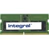 Integral 8GB Laptop RAM Module DDR5 5600MHZ PC5-44800 Unbuffered NON-ECC 1.1V 1G