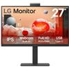 LG 27BA850-B Monitor PC 68,6 cm [27] 1920 x 1080 Pixel Full HD Nero (LG 27 27BA8