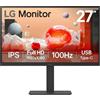 LG 27BA650-B Monitor PC 686 cm 27 1920 x 1080 Pixel Full HD LCD Nero (27IN 27BA6