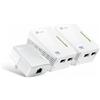 TP-Link Kit 3 powerline AV600 WiFi 300Mbps 2 Porte LAN - TL-WPA4220 TKIT