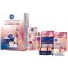 NIVEA Cellular Expert Ultimate Lift Solution, Skincare Kit completo con Siero Bakuchiol Effetto Lifting 30 ml, Crema Giorno SPF30 50 ml e Crema Notte 50 ml con Bakuchiol Puro e Acido Ialuronico