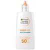 Garnier Fluido Viso Anti Imperfezioni, Uso Quotidiano, Protezione Solare Molto Alta SPF 50+, Effetto Invisibile, Con Niacinamide, Dermatologicamente Provato, Super UV, Ambre Solaire, 40 ml