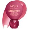 NYX Professional Makeup Maschera Labbra, Fino a 12H di Idratazione, Labbra Morbide e Vellutate, Effetto Gloss, Con Acido Ialuronico, Smushy SOS, Tonalità: Rose Recharge, 12 ml