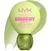 NYX Professional Makeup Maschera Labbra, Fino a 12H di Idratazione, Labbra Morbide e Vellutate, Effetto Gloss, Con Acido Ialuronico, Smushy SOS, Tonalità: Green Sereni Tea, 12 ml