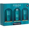 Gyada Cosmetics, Strong & Go Box, Set Composto da Shampoo, Balsamo e Gel Rinforzante, Districante e Lucidante, con Spirulina e Proteine Vegetali Idrolizzate, 100 ml + 75 ml + 75 ml