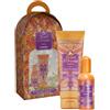 Tesori d'Oriente, Karma Set Regalo, Include Doccia Crema 250 ml, Profumo Aromatico 100 ml e Spugna da Bagno, Fragranza Fresca e Floreale, Note di Bergamotto, Nashi, Vaniglia e Fava Tonka