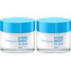 Neutrogena Hydro Boost Crema Gel, Crema idratante viso in gel leggero, Crema viso Acido Ialuronico per un'idratazione intensa, Ideale per pelle secca e sensibile, 2 x 50 ml - Esclusiva Amazon