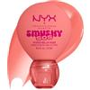 NYX Professional Makeup Maschera Labbra, Fino a 12H di Idratazione, Labbra Morbide e Vellutate, Effetto Gloss, Con Acido Ialuronico, Smushy SOS, Tonalità: Peachy Pamper, 12 ml