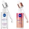 NIVEA Cellular Expert Skincare Kit, Set skincare completo con Siero Viso Acido Ialuronico Rimpolpante 30 ml e Siero Bakuchiol Effetto Lifting 30 ml per una pelle rimpolpata e rassodata