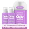 Chilly, Detergente Intimo Lenitivo 300ml + Detergente No Rinse 2x100ml